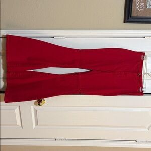 Red Flare & Wide Leg Jeans